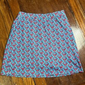 Peter Millar Skirt w/ Shorts Skort, Butterfly Abstract, Size XS